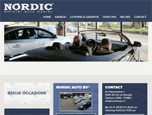 Tablet Screenshot of nordicauto.nl